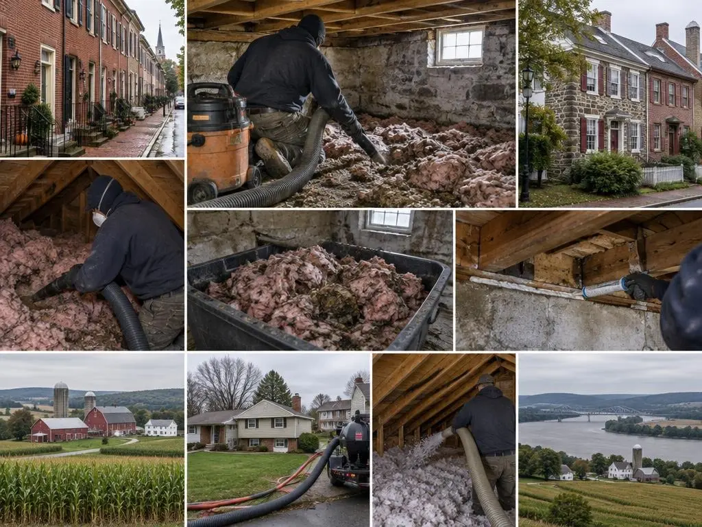 Old Insulation Removal in Lancaster, PA